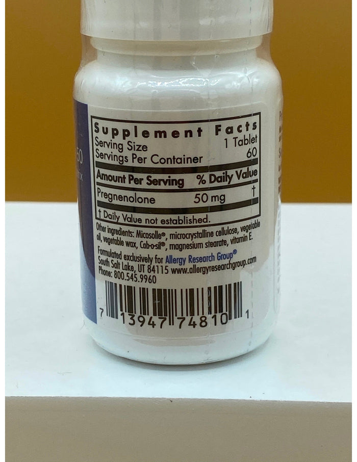 Allergy Research Group Pregnenolone 50mg