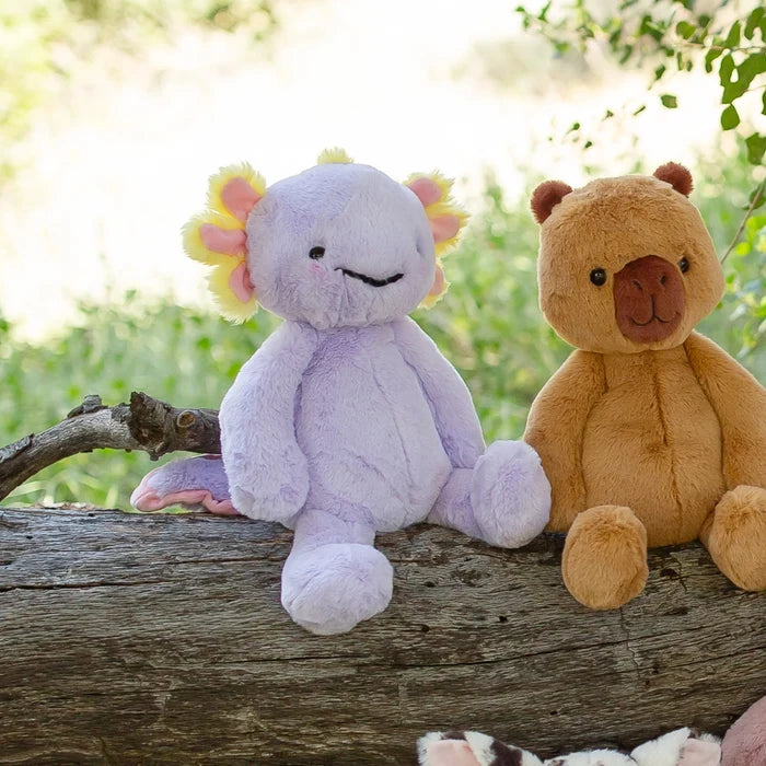 Beverly Hills Teddy Bear Company World Softest Plush Lushee 16 Inch - Lilac Axolotl