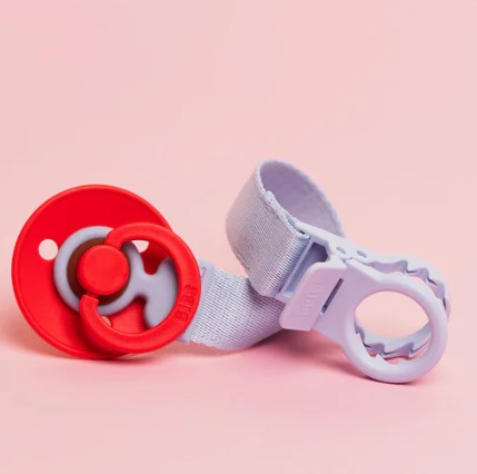 BIBS Pacifier Clip Loop - Dusty Blue
