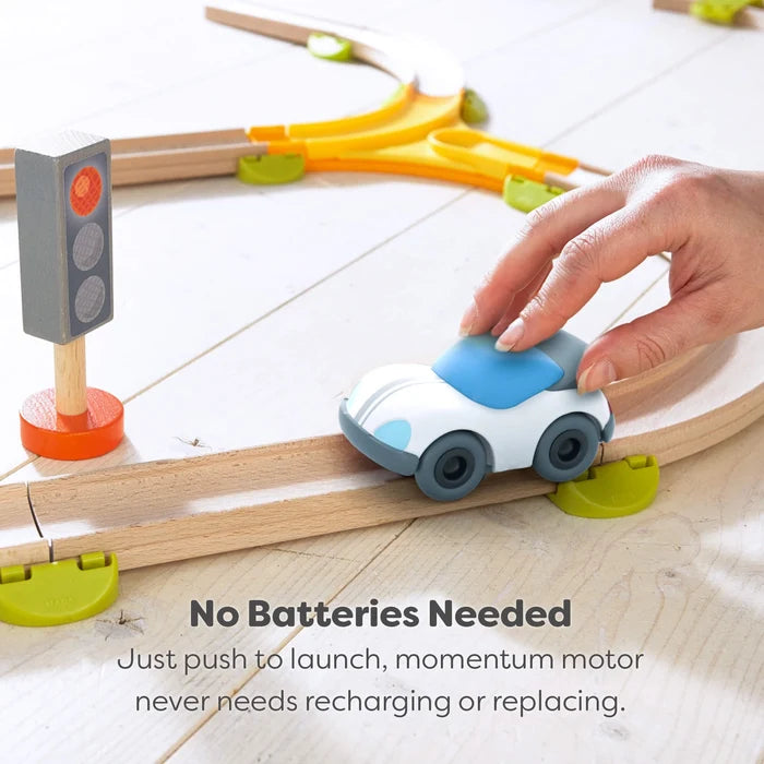 HABA USA Haba Cars White Speedster with Momentum Motor
