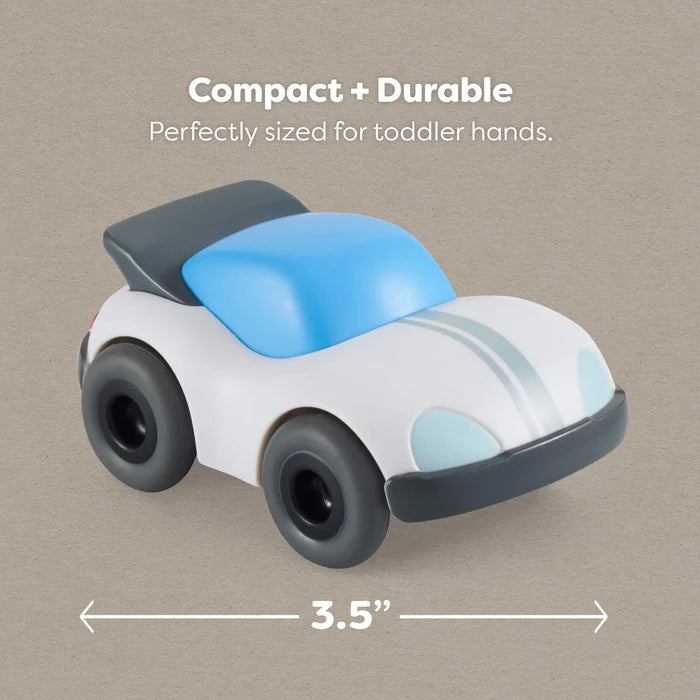 HABA USA Haba Cars White Speedster with Momentum Motor