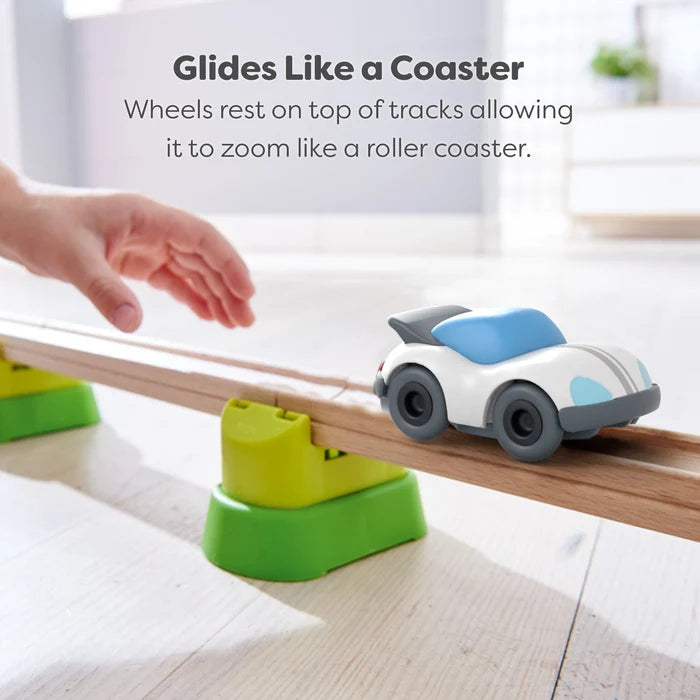 HABA USA Haba Cars White Speedster with Momentum Motor
