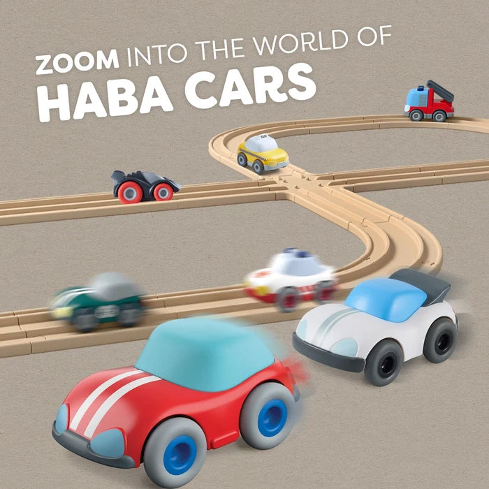HABA USA Haba Cars White Speedster with Momentum Motor