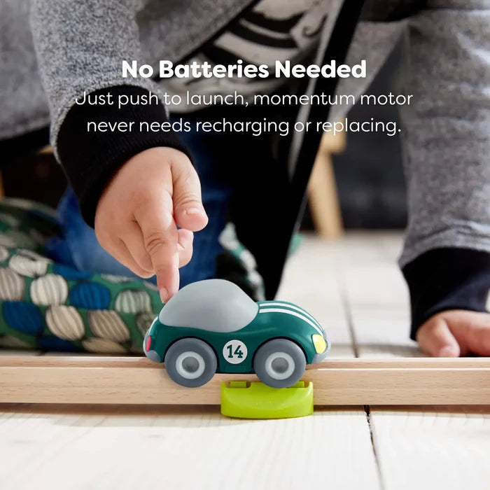 HABA USA Momentum Motor Cars - Recycled Green Speedster
