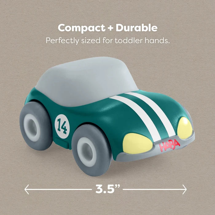 HABA USA Momentum Motor Cars - Recycled Green Speedster