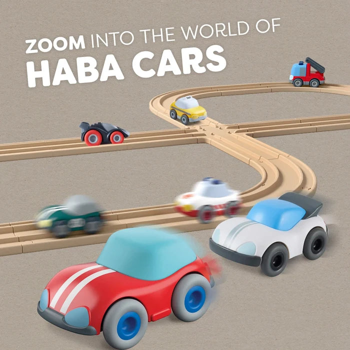 HABA USA Momentum Motor Cars - Recycled Green Speedster