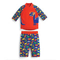 Jojo Maman Bebe Kids 2 Piece Sun Protection Swim Suit - Dino