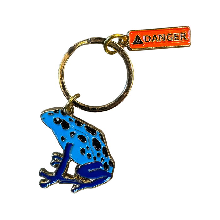 Key Chain - Blue Poison Frog
