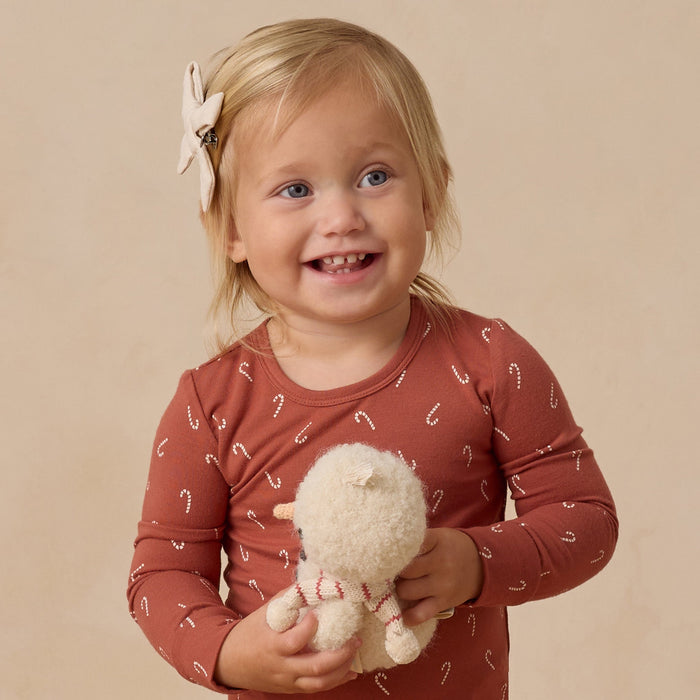 Quincy Mae Bamboo Pajama Set - Candy Canes