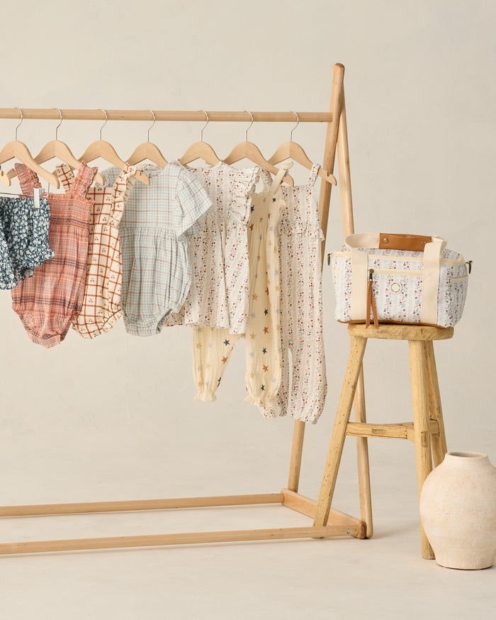 Rylee and Cru Chiara Romper - Cherry Check