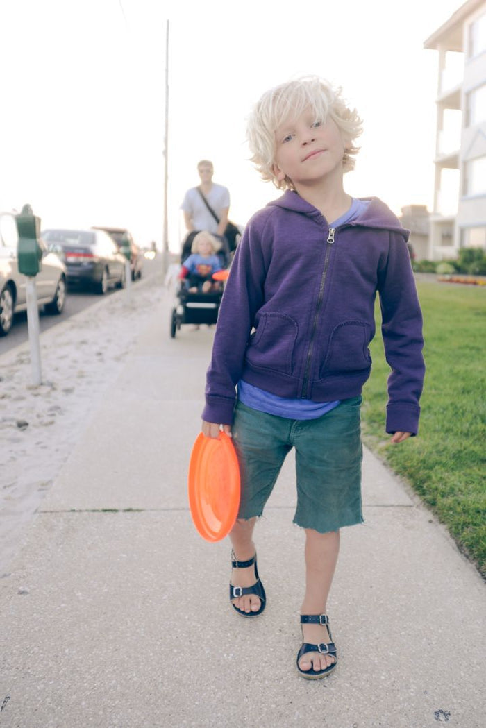 Salt Water by Hoy Kids Shoes Sun-San - Surfer Sandal in Navy