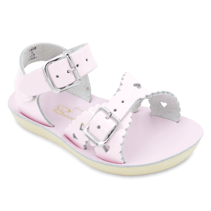 Salt Water by Hoy Kids Shoes Sun-San - Sweetheart Sandal in Shiny Pink