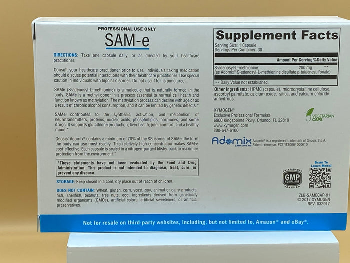 Xymogen SAM-e 30 caps