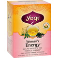 Yogi Woman's Energy Herbal Tea Caffeine Free - 16 Tea Bags - Case Of 6